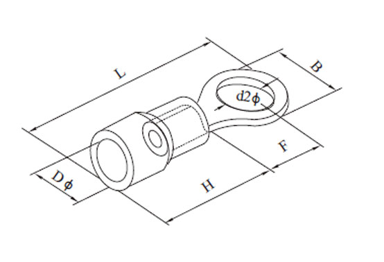 Drawings of Insulated Ring Terminals