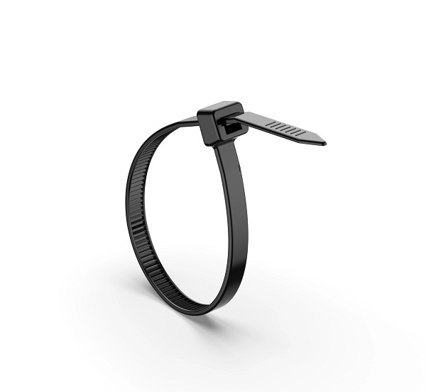 Application of Black UV Resistant Zip Ties in Outdoor Installations