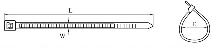 Drawings of Cable Tie