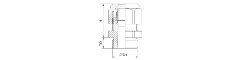 Drawings of Brass Cable Glands