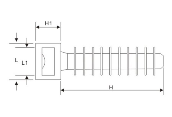 Drawings of Cable Tie Holder