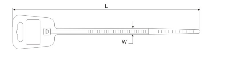 Drawings of Marker Cable Ties