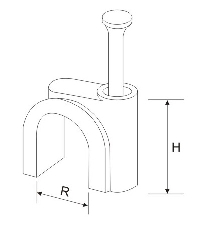 round cable clips